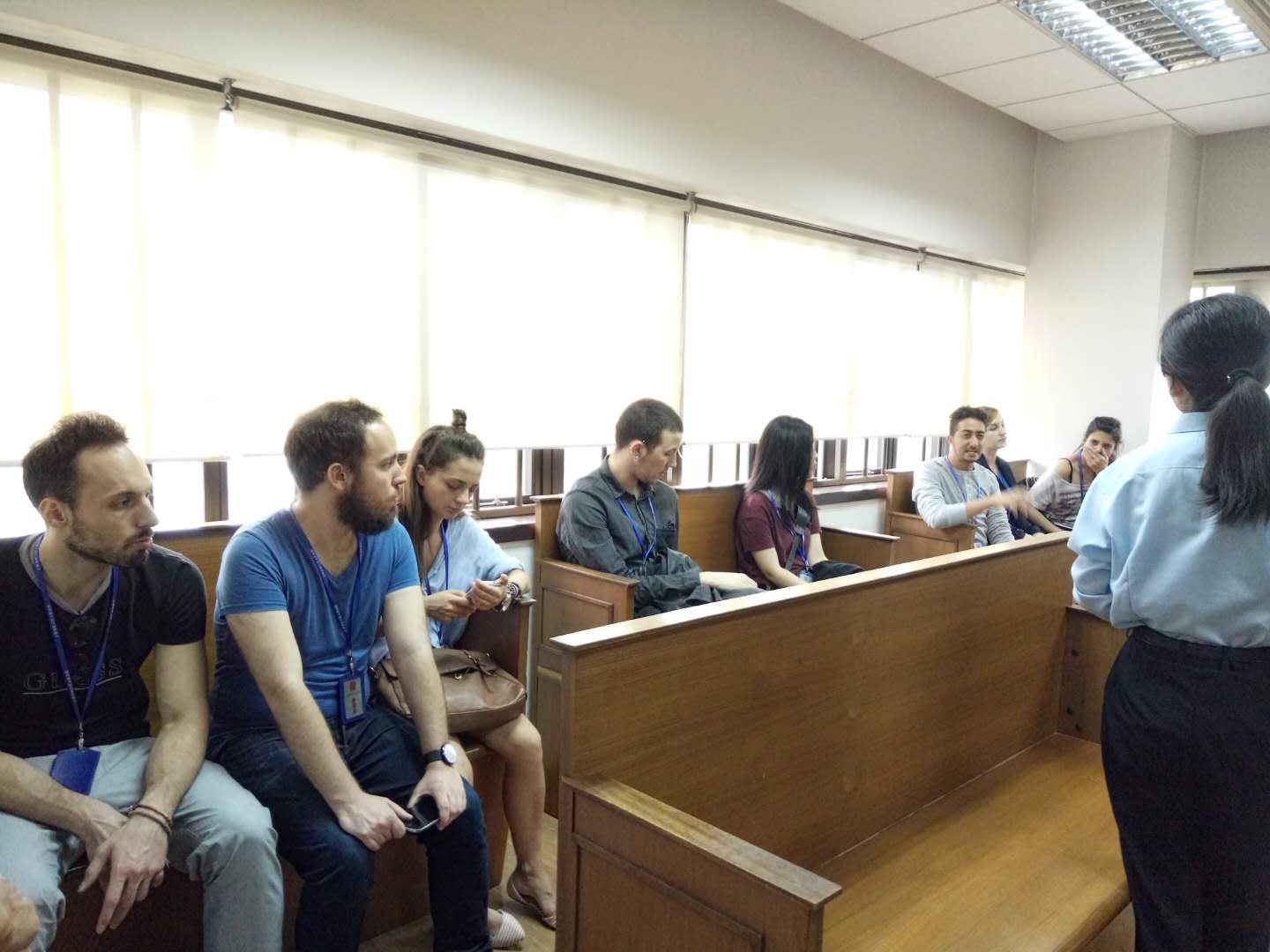 Sitting in the Court